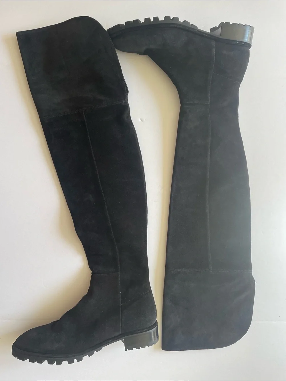 STUART WEITZMAN Amber Suede Over the Knee Boots Sz US 7.5
